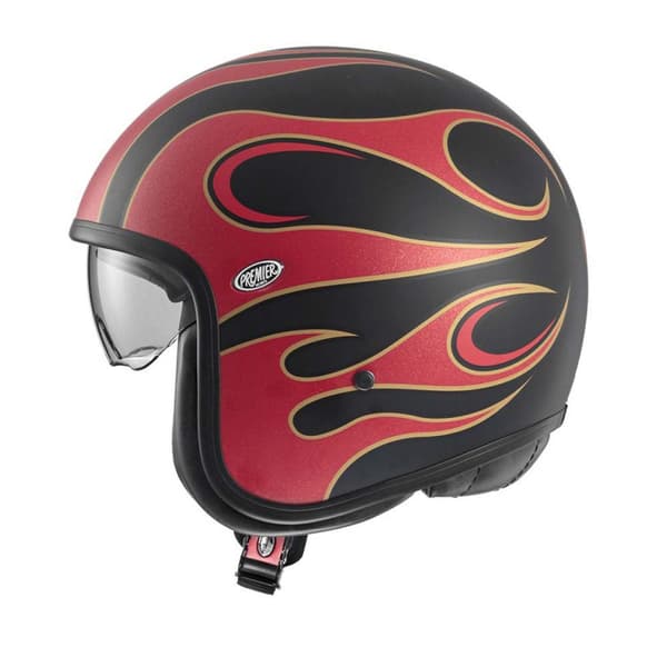 Premier Helmets Öppen Ansikts Hjälm 23 Vintage Fr 2 Bm 22.06 Röd XS