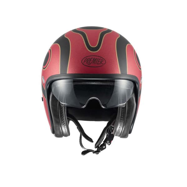 Premier Helmets Öppen Ansikts Hjälm 23 Vintage Fr 2 Bm 22.06 Röd XS