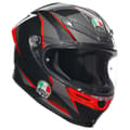 Miniatyrbild 1 av 7: Agv Fullt Ansikte Hjälm K6 S E2206 Mplk Svart XS