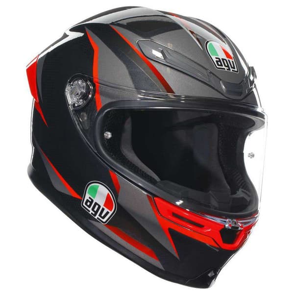 Agv Fullt Ansikte Hjälm K6 S E2206 Mplk Svart XS