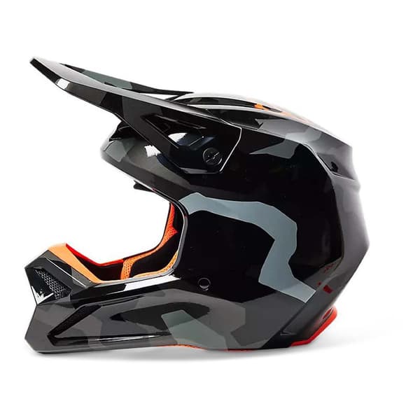 Fox Racing Mx V1 Bnkr Junior Offroad Hjelm Grå M