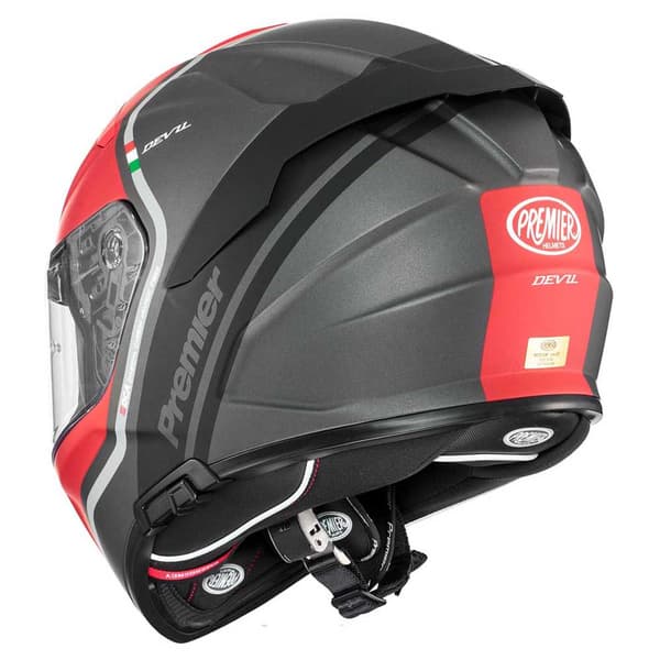 Premier Helmets 23 Devil Ph17bm 22.06 Hjälm Röd,Grå XL