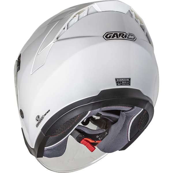 Garibaldi G40 Sunvisor öppen Hjälm Vit M