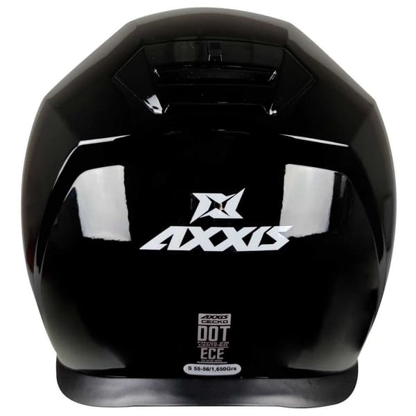 Axxis Fu403sv Gecko Sv Solid öppen Hjälm Svart S