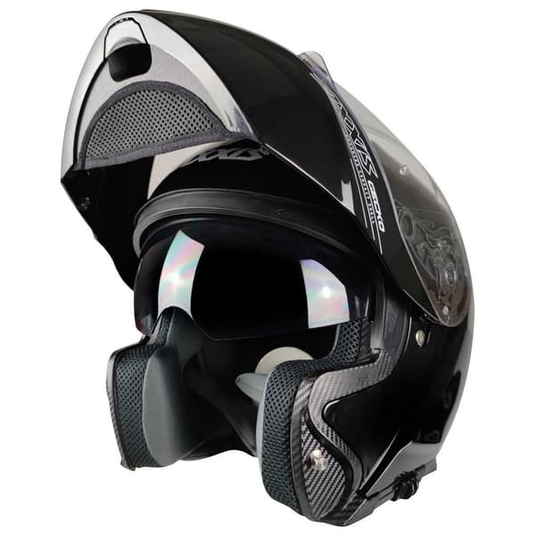 Axxis Fu403sv Gecko Sv Solid öppen Hjälm Svart S
