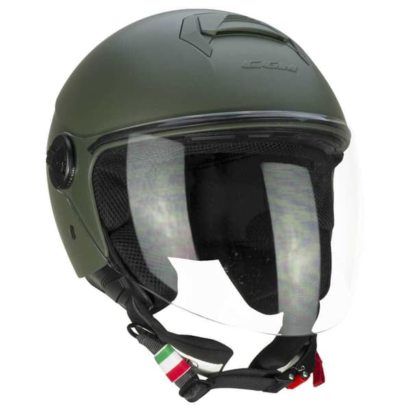 Cgm 167a Flo Mono öppen Hjälm Grönt M2