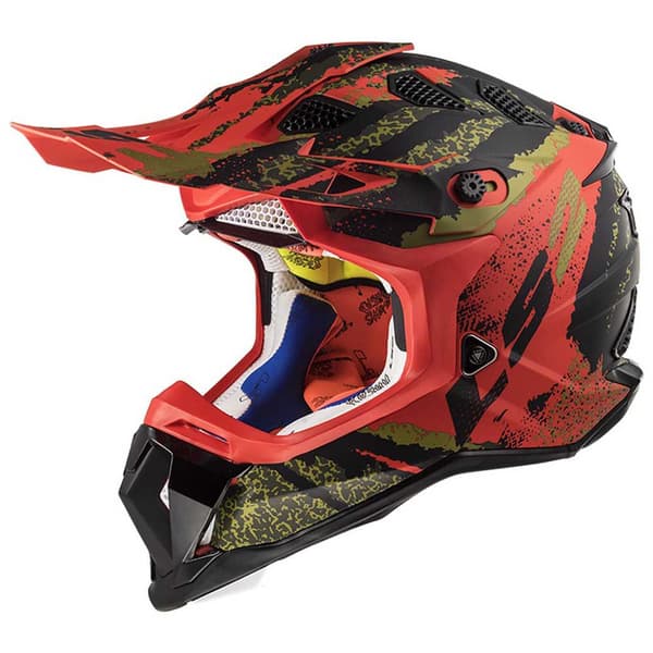 Ls2 Mx470 Subverter Kokokypärä Punainen,Musta XS