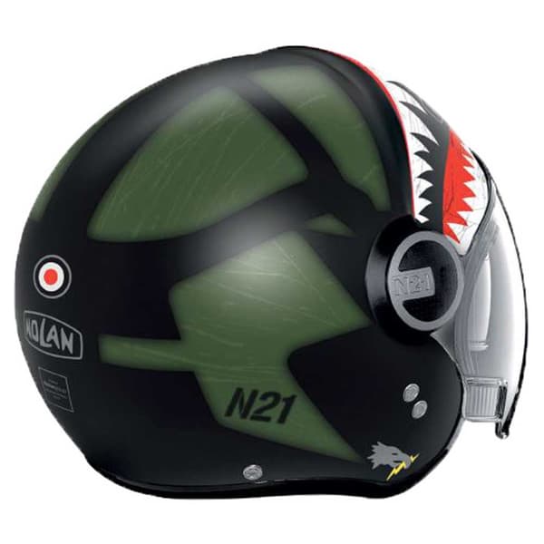 Nolan N21 Visor Skydweller öppen Hjälm Svart 2XS