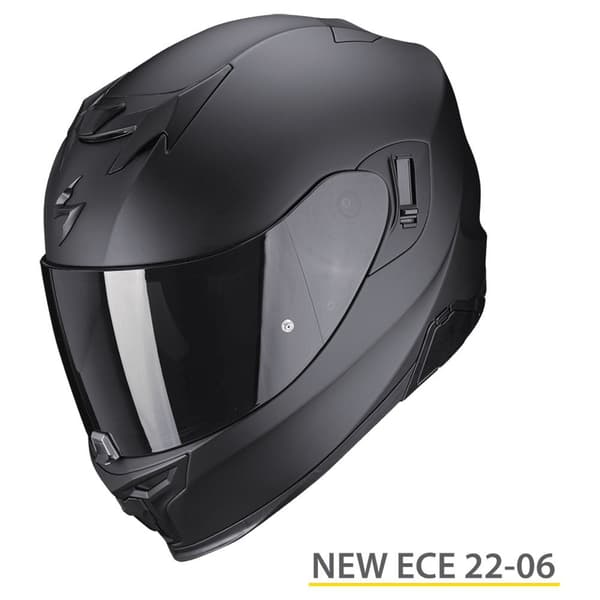 Scorpion Exo-520 Evo Air Solid Fullface-hjelm Sort 3XL