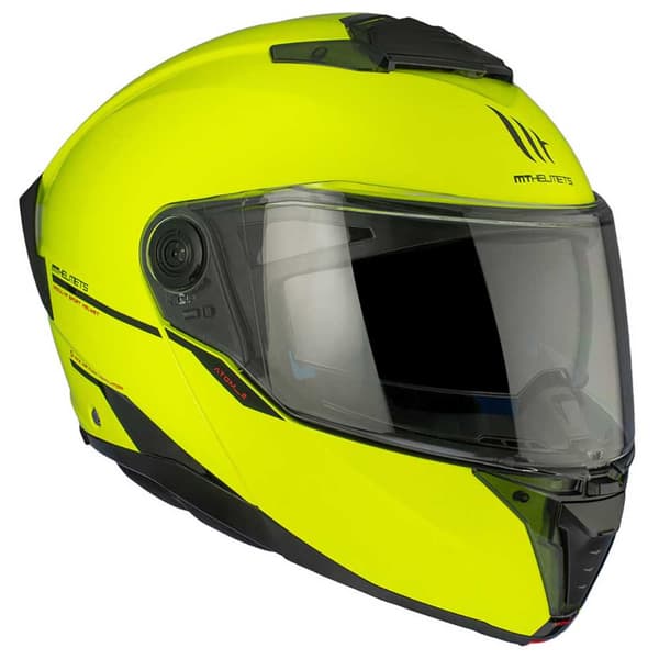 Mt Helmets Atom 2 Sv Solid A3 Modulär Hjälm Gul L