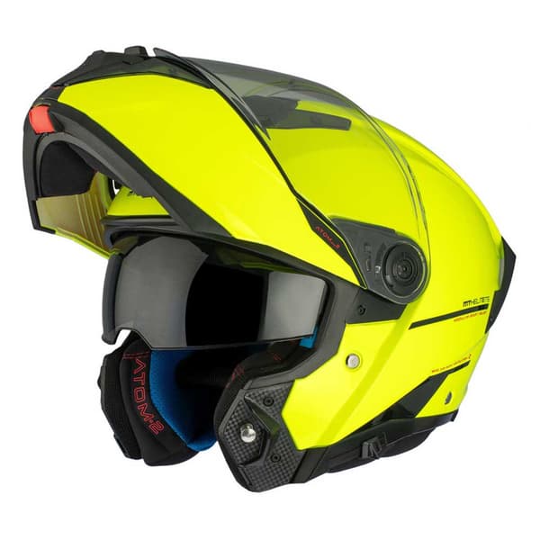 Mt Helmets Atom 2 Sv Solid A3 Modulär Hjälm Gul L