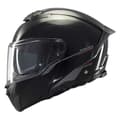 Miniatyrbillede 4 af 8: Mt Helmets Atom 2 Sv Solid Modulær Hjelm Sort XS