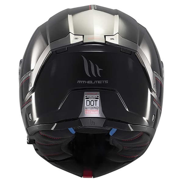 Mt Helmets Atom 2 Sv Solid Modulær Hjelm Sort XS