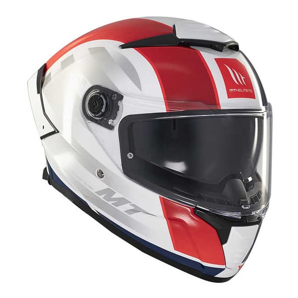 Mt Helmets Thunder 4 Sv Threads Fullface-hjelm Hvid S
