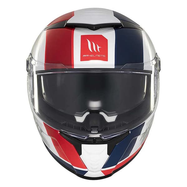 Mt Helmets Thunder 4 Sv Threads Fullface-hjelm Hvid S
