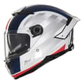 Miniatyrbillede 7 af 9: Mt Helmets Thunder 4 Sv Threads Fullface-hjelm Hvid S