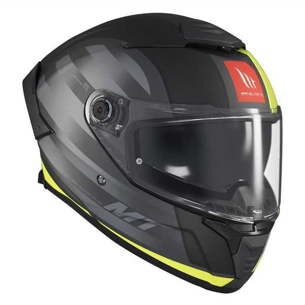 Mt Helmets Thunder 4 Sv Threads Fullface-hjelm Grå S