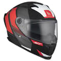 Miniatyrbillede 3 af 9: Mt Helmets Braker Sv Chento Fullface-hjelm Sort M