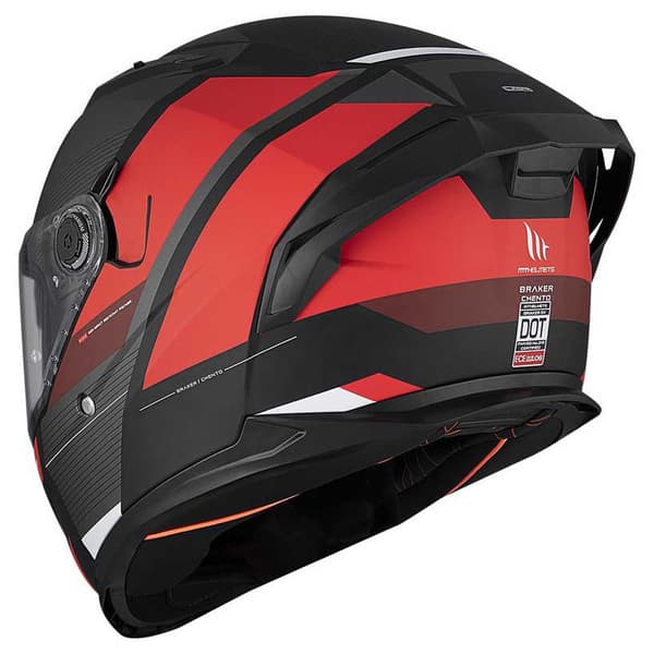 Mt Helmets Braker Sv Chento Fullface-hjelm Sort M
