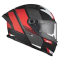 Miniatyrbillede 8 af 9: Mt Helmets Braker Sv Chento Fullface-hjelm Sort M
