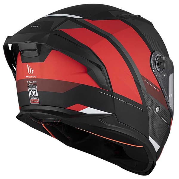 Mt Helmets Braker Sv Chento Fullface-hjelm Sort M