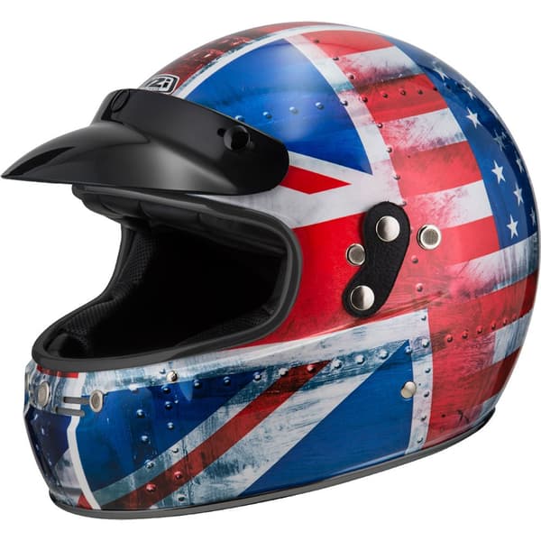 Nzi Flat Track 2 Offroadhjälm Flerfärgad L