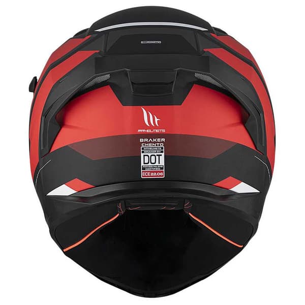 Mt Helmets Braker Sv Chento Fullface-hjelm Sort XL