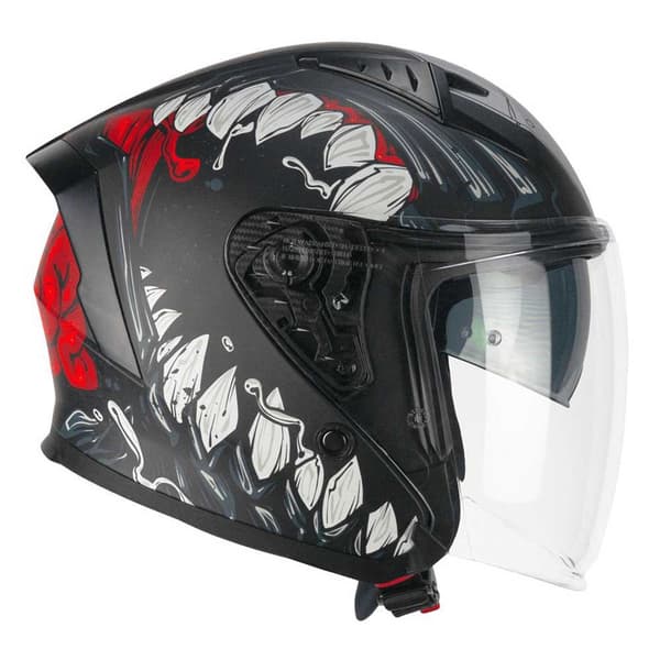 Cgm 127x Deep Freaker åben Hjelm Sort M