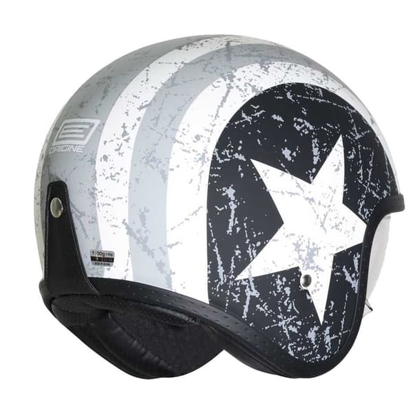 Origine Spirit Rebel Star öppen Hjälm Svart XL