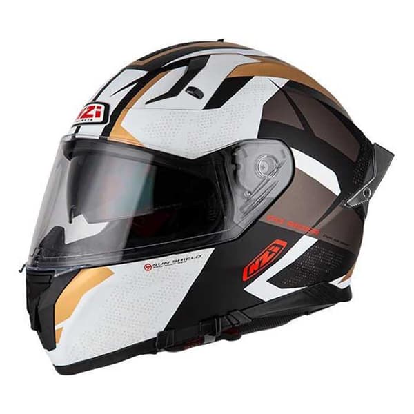 Nzi Go Rider Stream Trident Fullface-hjälm Svart 3XL