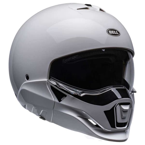 Bell Moto Broozer Konvertibel Hjelm Hvid M