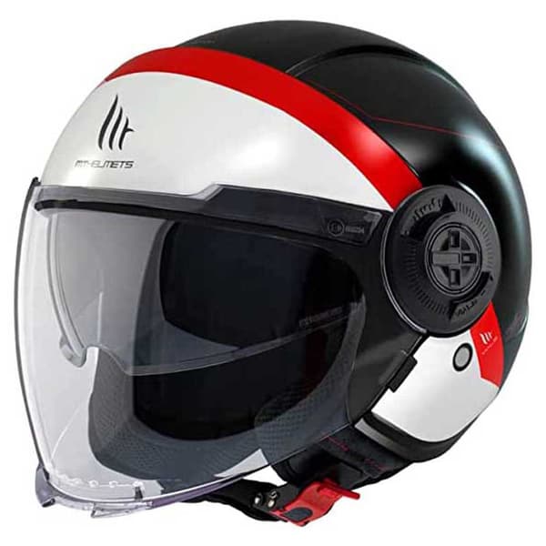 Mt Helmets Viale Sv 68 Unit A5 åben Hjelm Rød S