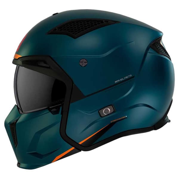 Mt Helmets Streetfighter Sv S Solid Konvertibel Hjelm  M