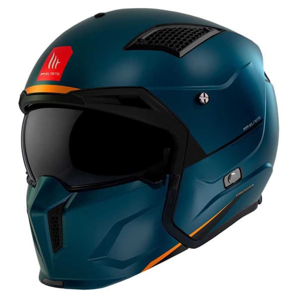 Mt Helmets Streetfighter Sv S Solid Konvertibel Hjelm M