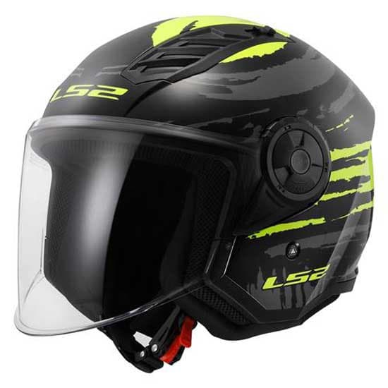 Ls2 Of616 Airflow Ii Brush öppen Hjälm Svart XS