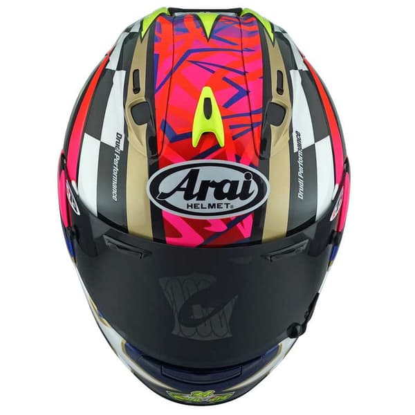 Arai Rx-7v Evo Schwantz 30 Fullface-hjelm Flerfarvet L