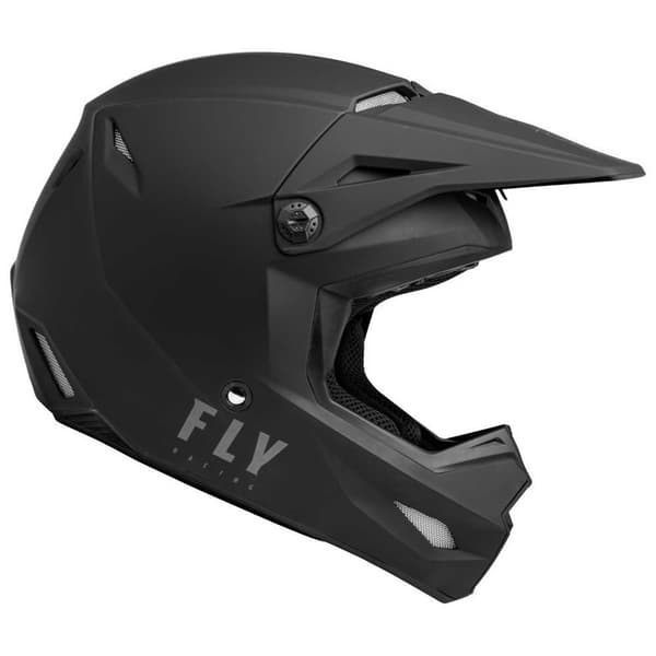 Fly Racing Kinetic Solid Offroadhjälm Svart 2XL