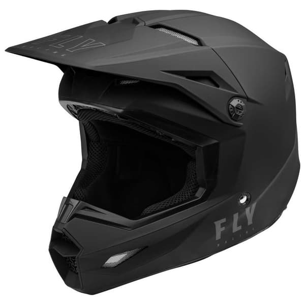 Fly Racing Kinetic Solid Offroadhjälm Svart 2XL