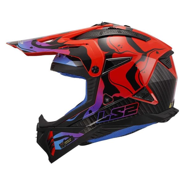 Ls2 Mx708 Fast Ii Wash Fullface-hjälm Flerfärgad XL