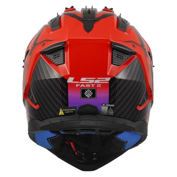 Ls2 Mx708 Fast Ii Wash Fullface-hjälm Flerfärgad XL