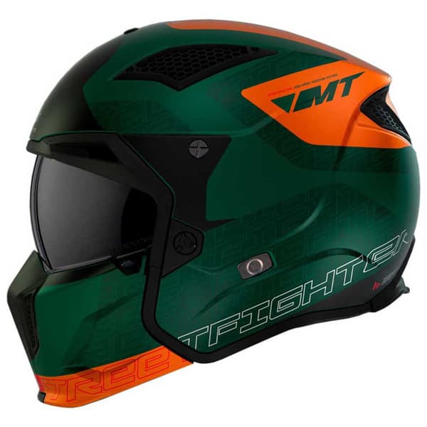 Mt Helmets Streetfighter Sv S Totem Käännettävä Kypärä Vihreä S