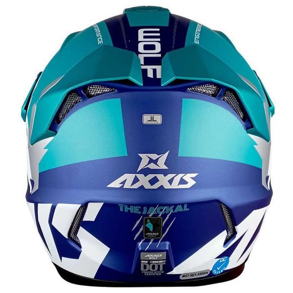 Axxis Mx803 Wolf Jackal Offroadhjälm Flerfärgad XL