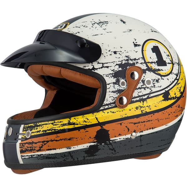 Nzi Flat Track 2 Offroadhjälm Beige XS