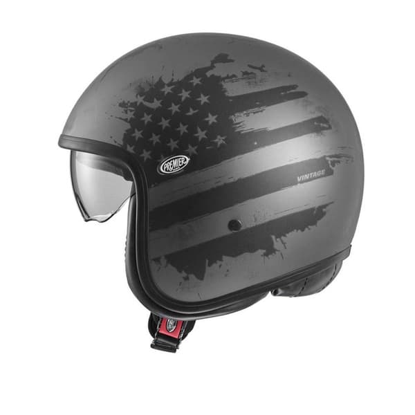 Premier Helmets 23 Vintage Nt 17 Bm 22.06 Avoin Kypärä Musta,Harmaa S