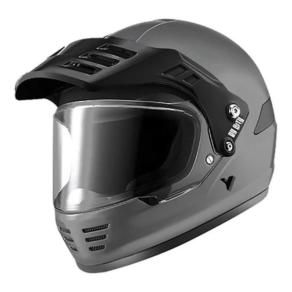 By City Rider Fullface-hjälm Grå XS