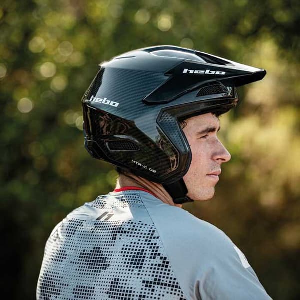 Hebo Zone Race K3 Carbon åben Hjelm  XS