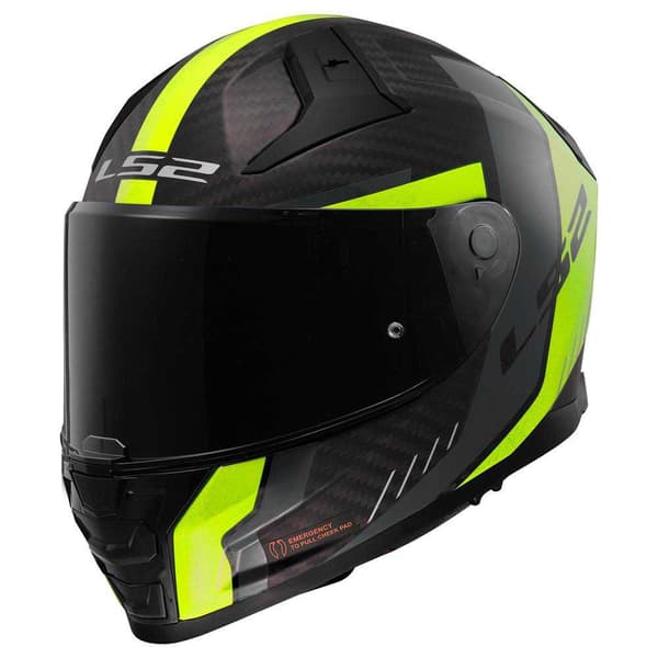 Ls2 Ff811 Vector Ii Carbon Grid Fullface-hjälm Svart L