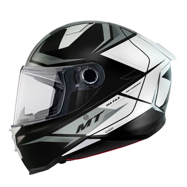 Mt Helmets Revenge Ii S Hatax Fullface-hjelm Hvid,Sort XL
