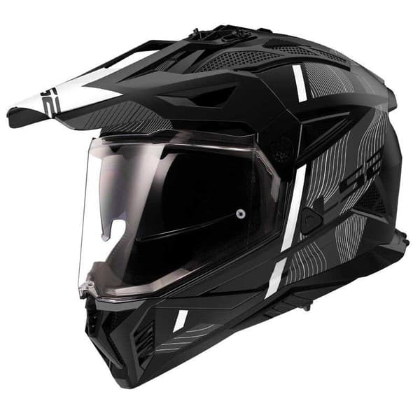 Ls2 Mx702 Pionner Ii Hill Fullface-hjälm Svart 2XL