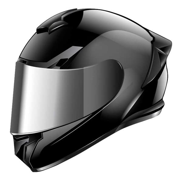 Smk Typhoon Fullface-hjälm Svart S